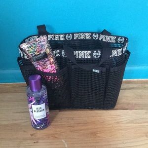 PINK shower/beach caddy